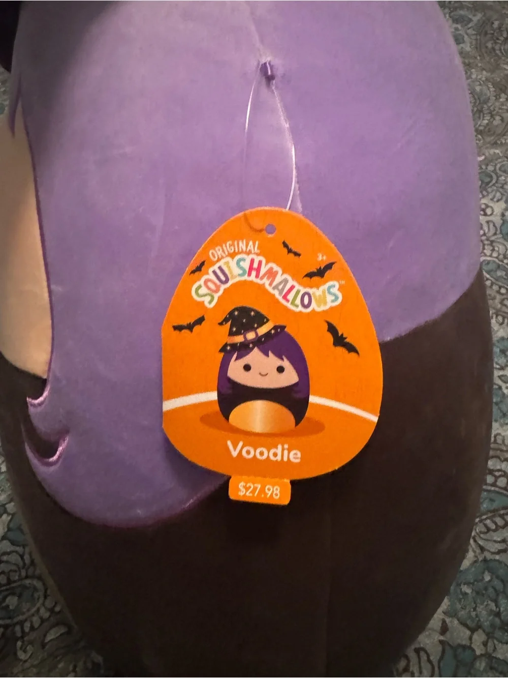 NWT Purple Witch Squishmallows Plush stuffie - Voodie